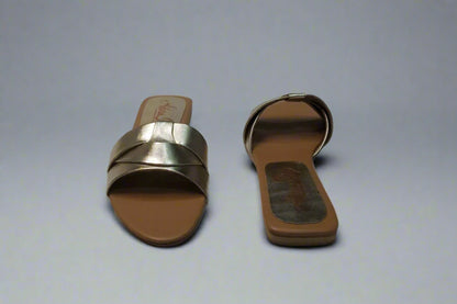 Trendy Double Strap Slip-On Sandals